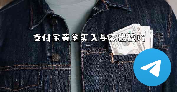 <b>支付宝黄金买入与卖出技巧</b>