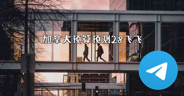 加拿大预算预测28飞飞